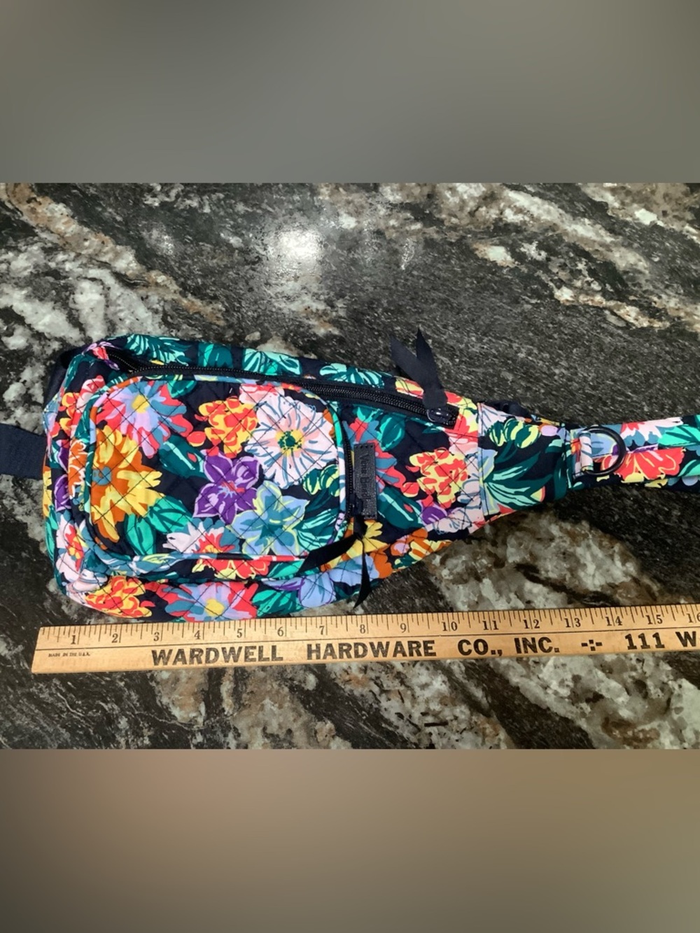 Vera Bradley sling backpack happy blooms - Picture 2 of 12